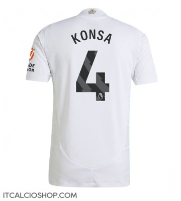Aston Villa Ezri Konsa #4 Seconda Maglia 2024-25 Manica Corta